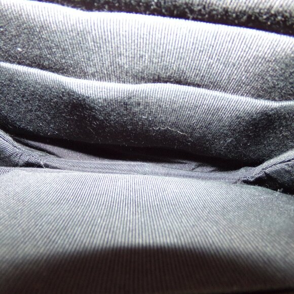 Prestige mod 1960’s black patent leather shoulder bag purse chunky gold chain - Picture 11 of 16